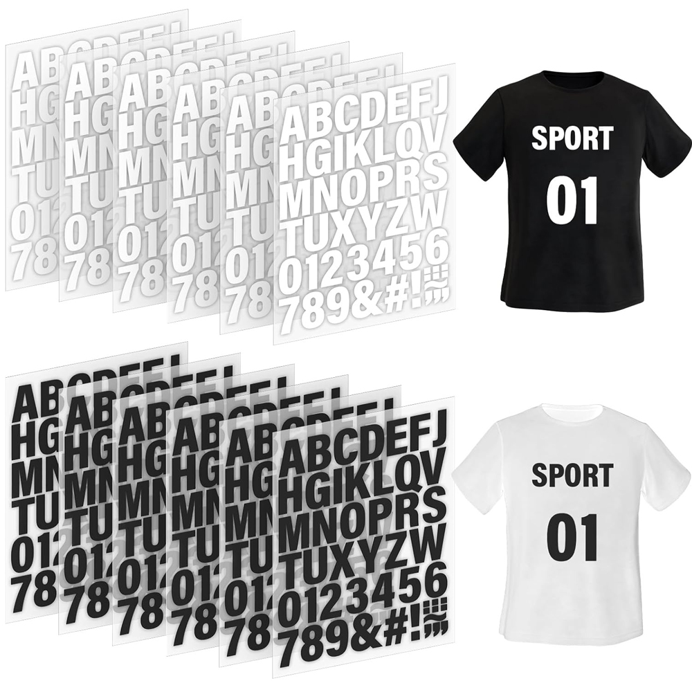 Fabric Softener Sheet - 4 Sheets Iron on Letters Heat