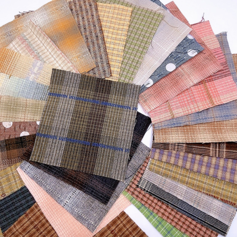 30pcs  Cotton Yarn Dyed Japane - Sewing Tweed Fabric review and price