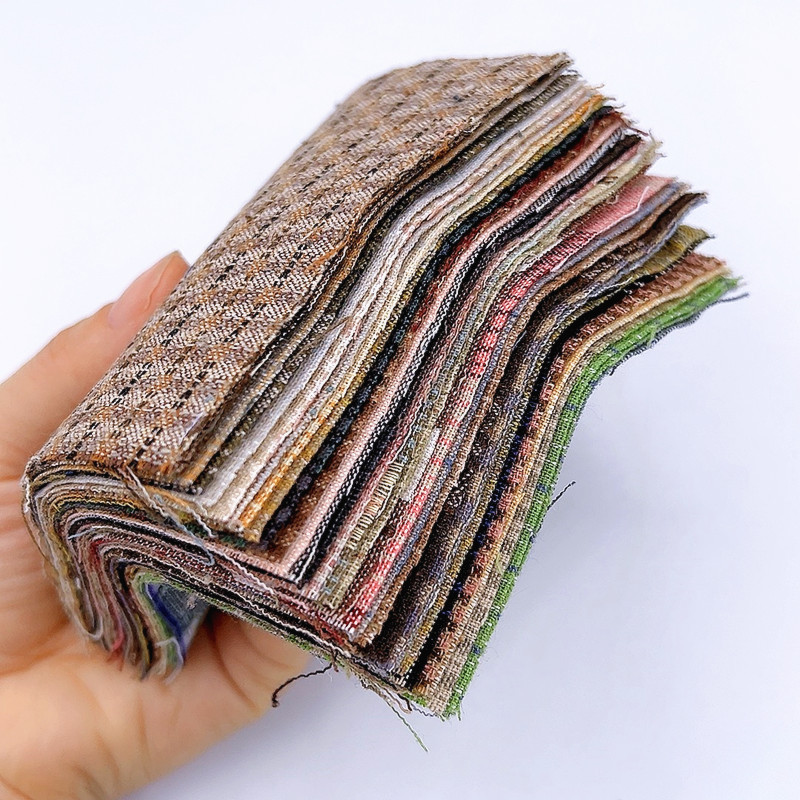 30pcs  Cotton Yarn Dyed Japane - Sewing Tweed Fabric review and price
