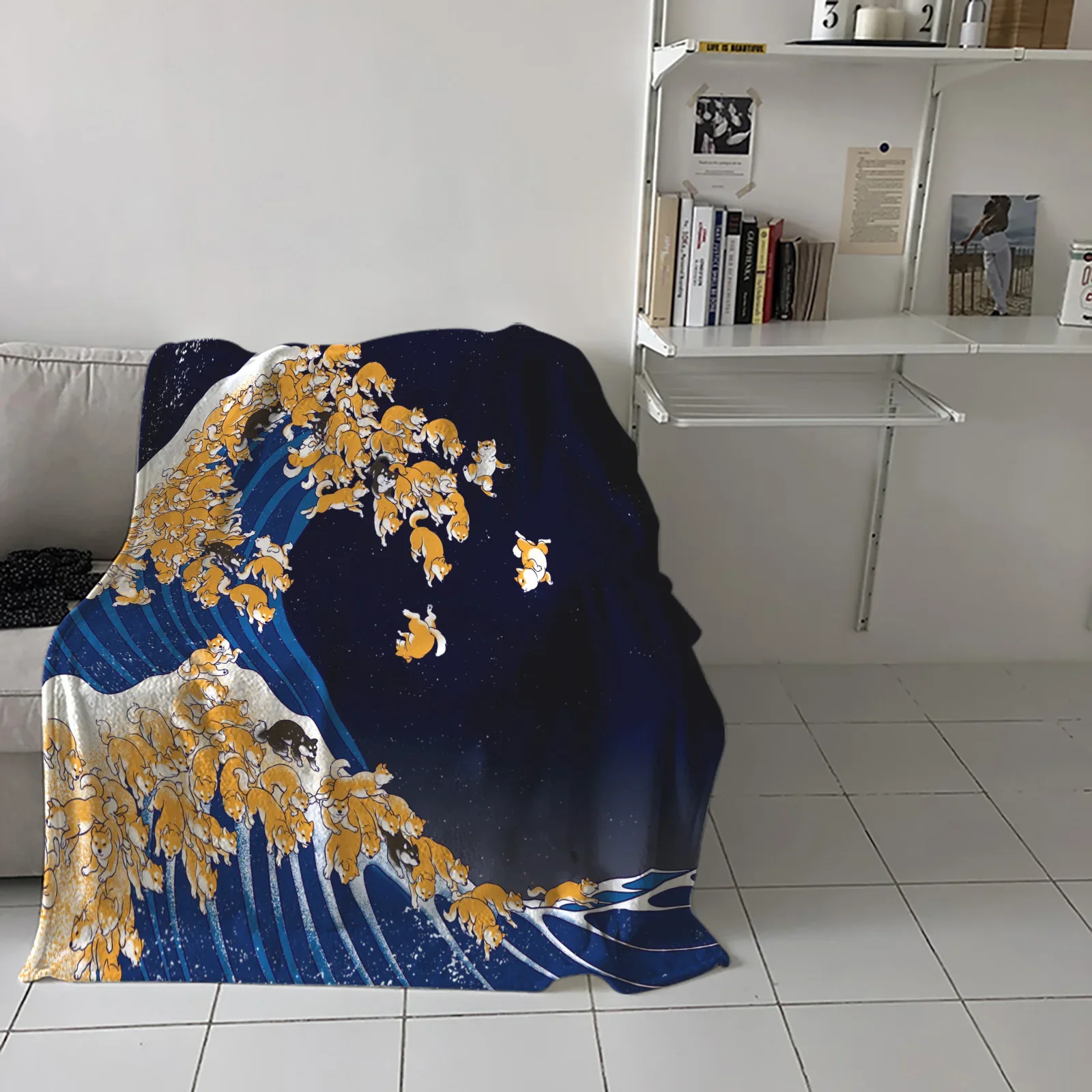 Shiba Inu Flannel Blanket Warm - Fabric Softener Sheet review and price