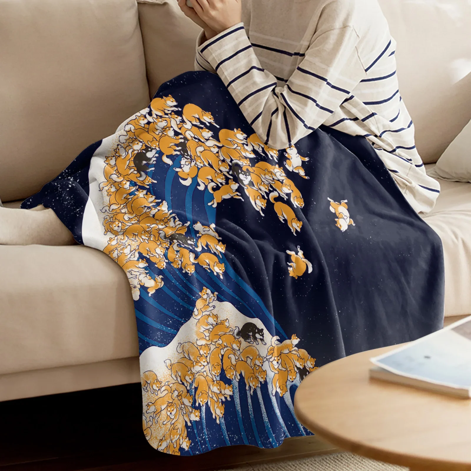 Shiba Inu Flannel Blanket Warm - Fabric Softener Sheet review and price