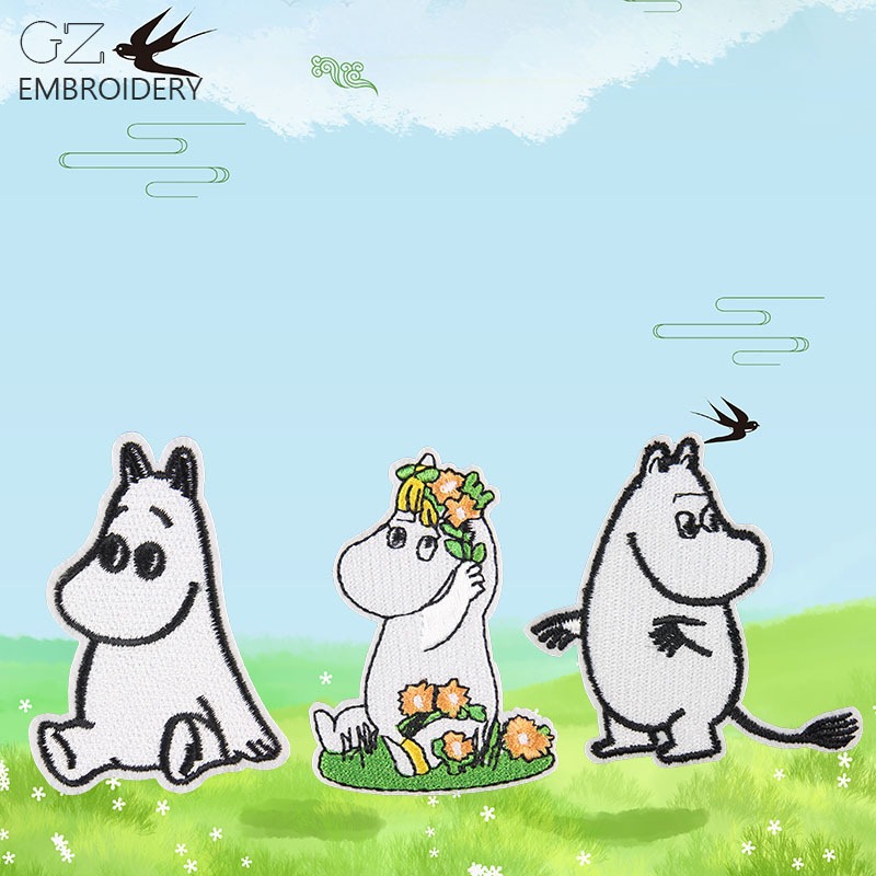 Moomin Cute Cartoon Embroidere - Iron On Patch review and price