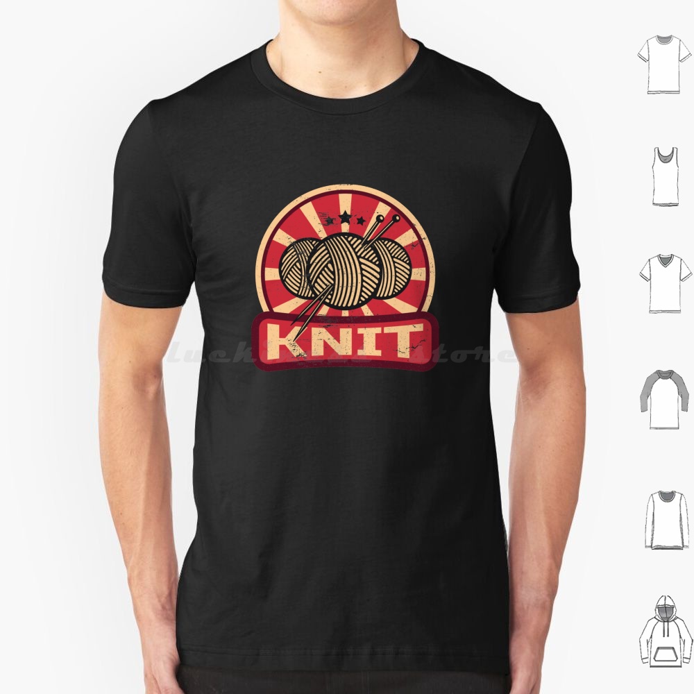 Knitting Propaganda T Shirt 6x - Sewing Machine Yarn review and price