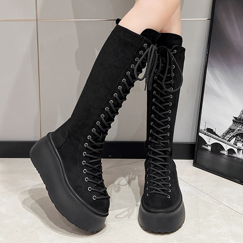 8CM Fashion Wedge-heeled Tasse - Sewing Latex review and price
