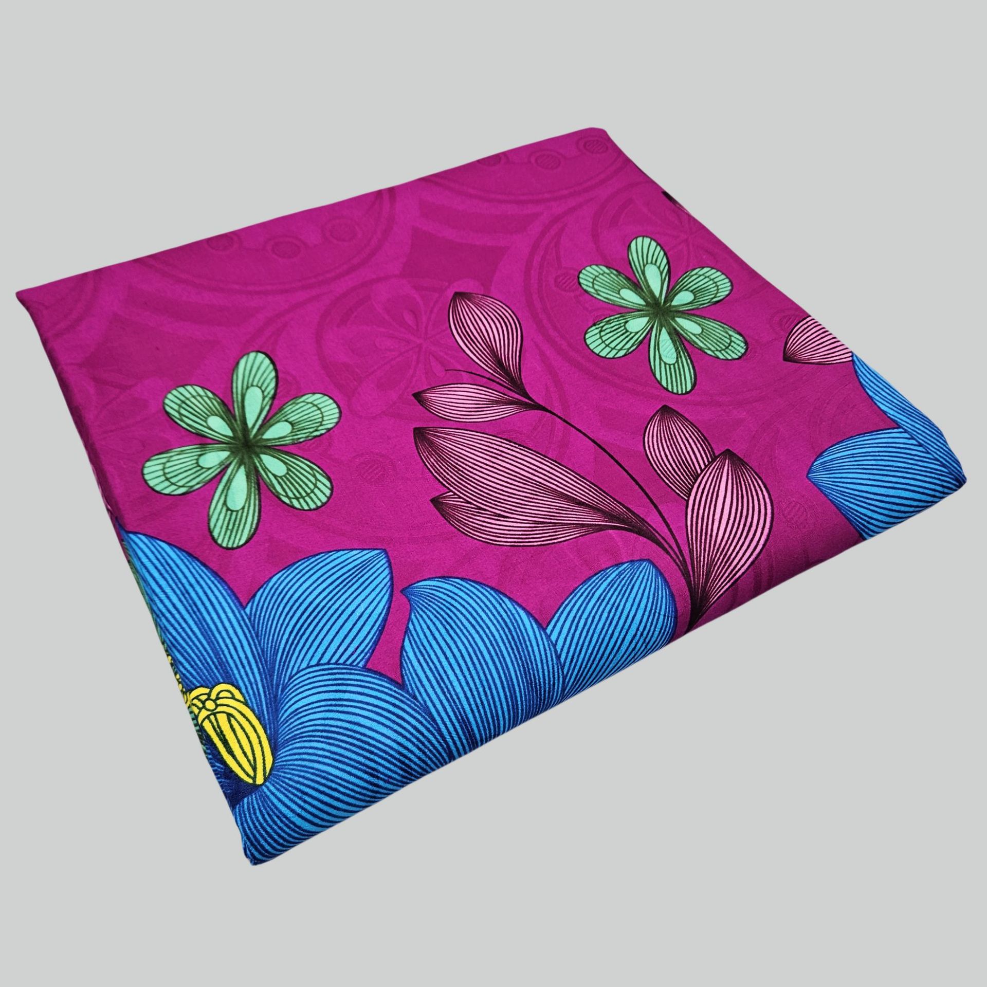 Floral Printed on Purple Blue  - Sewing Jackets review and price