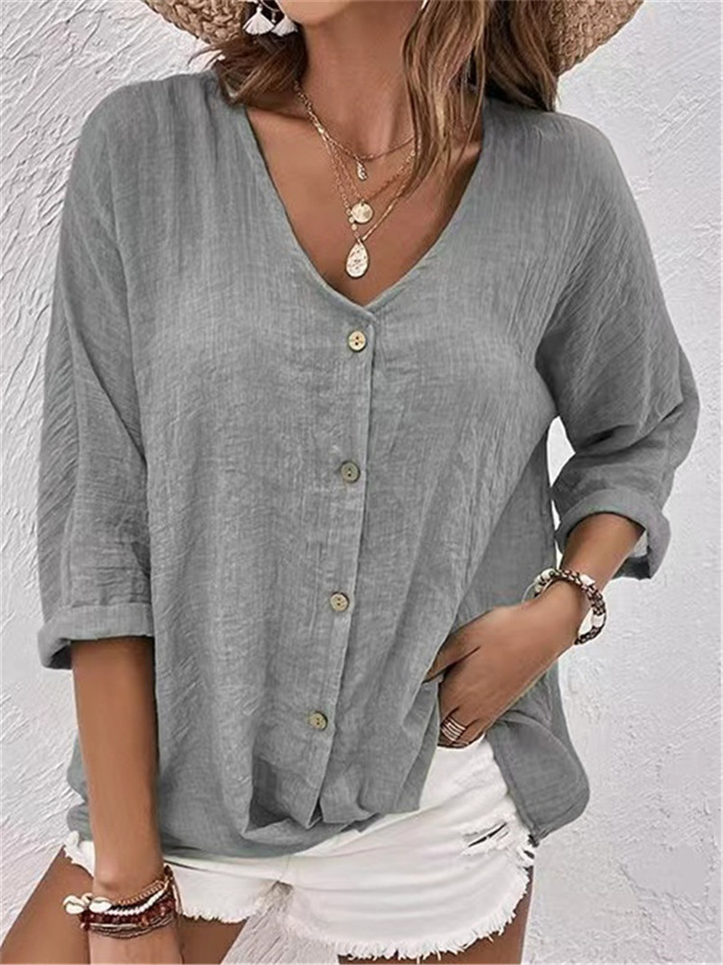 Elegant Buttons Solid Blouse S - Sewing V review and price