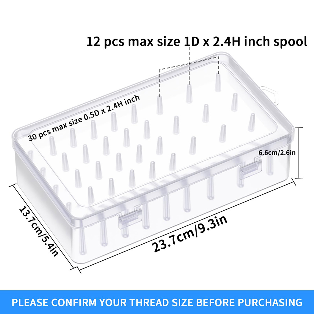 Clear Plastic Thread Organizer - Embroidery Floss Thread review and price
