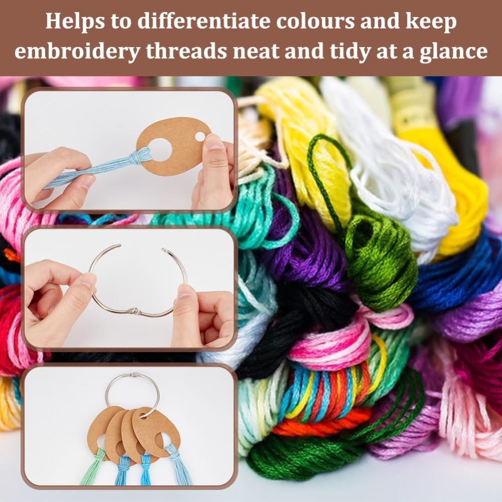100Pcs Teardrop Floss Thread D - Embroidery Floss Thread review and price