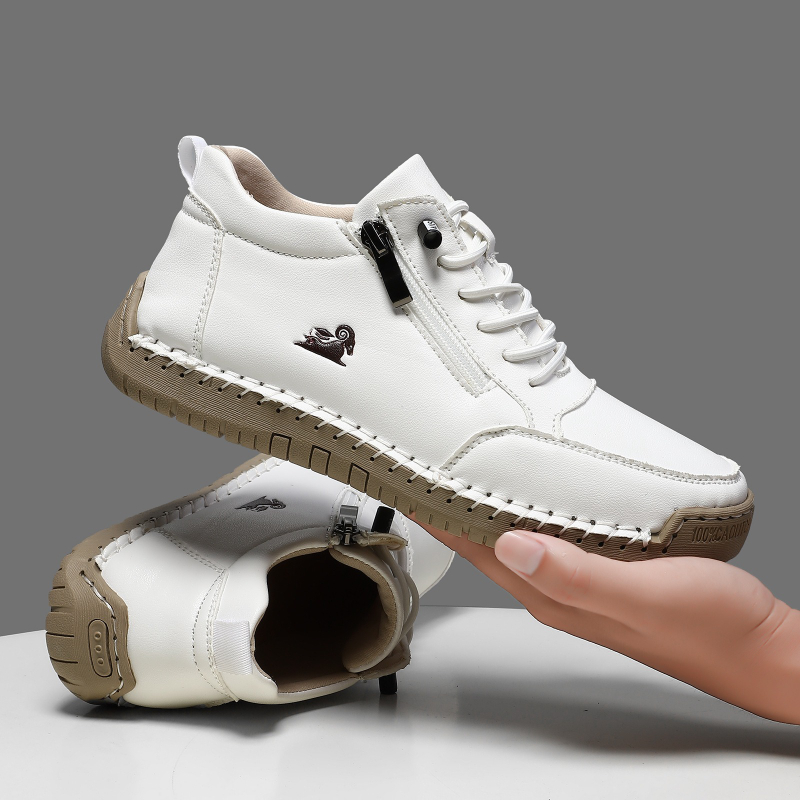 Women's Sneakers Handmade Leat - Sewing Latex review and price